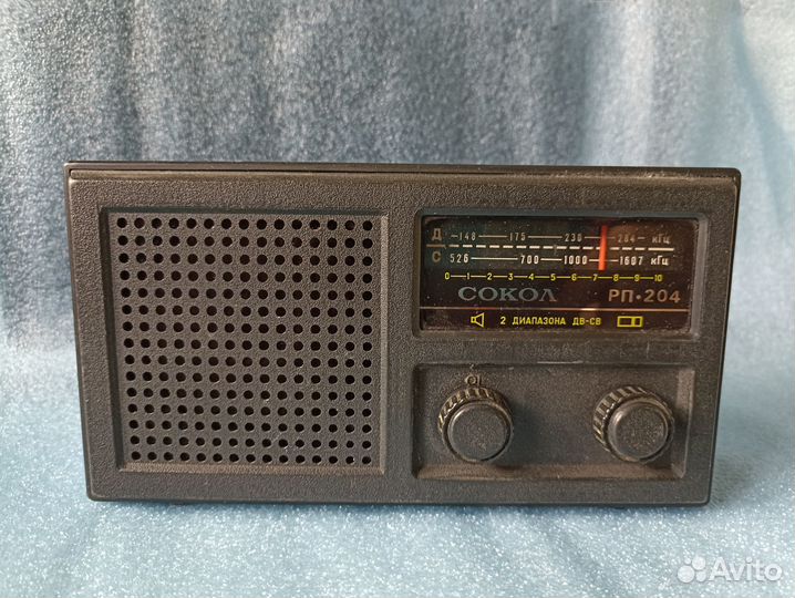 Радиоприемник сокол рп-204 винтаж СССР