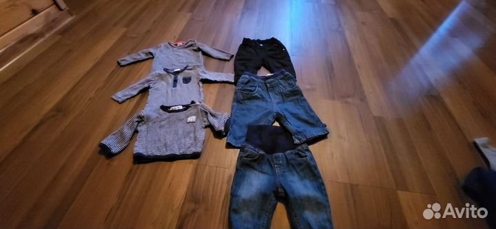 Вещи пакетом на мальчика 62 68