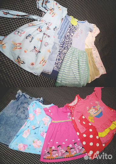 Платья для девочки пакетом 104