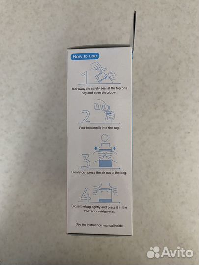 Пакеты для хранения молока