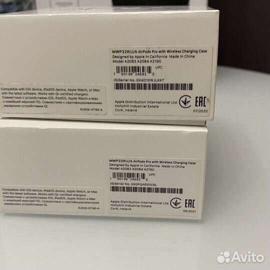 Коробка от airpods pro