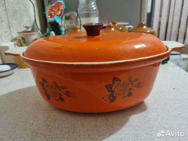 Кастрюля Утятница чугунная СССР купить в Москве | Товары для дома и ...