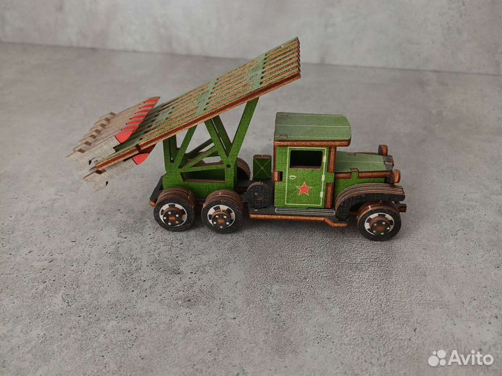 Деревянная модель бм-13