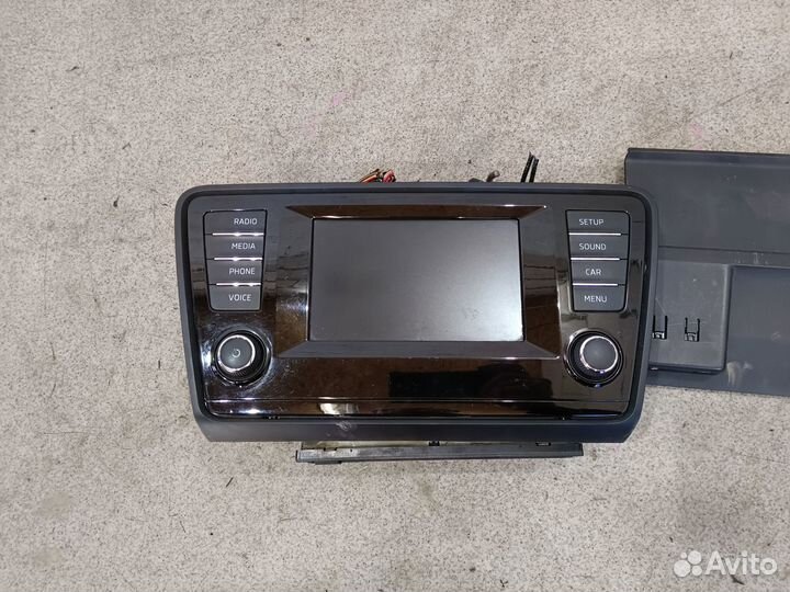 Магнитола в сборе для Skoda Octavia A7 Bolero mib