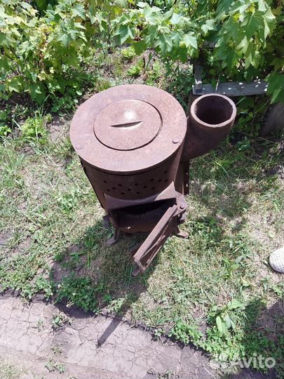 Печь буржуйка чугунная СССР