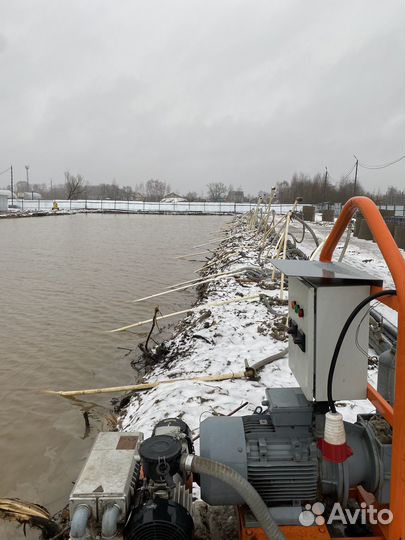 Водопонижение, осушение, откачка воды из котлована