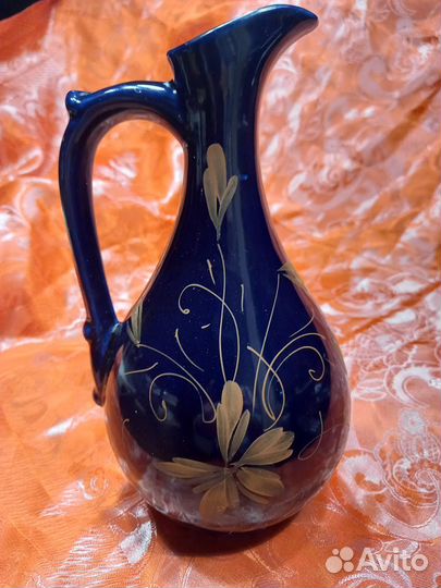 Старинный фарфоровый (кобальт) Кувшин