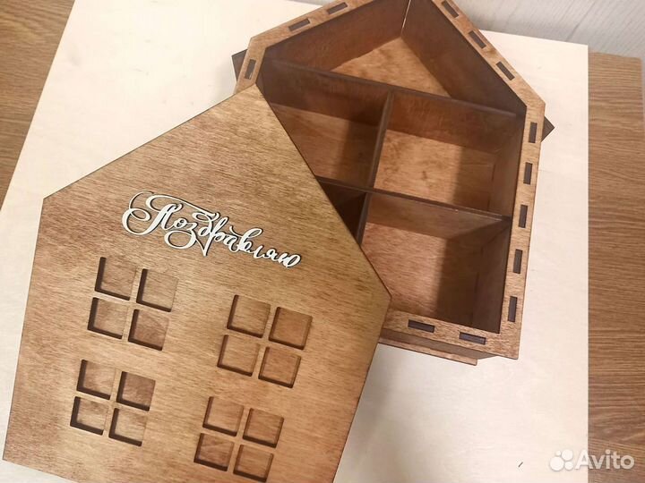 Коробка деревянная