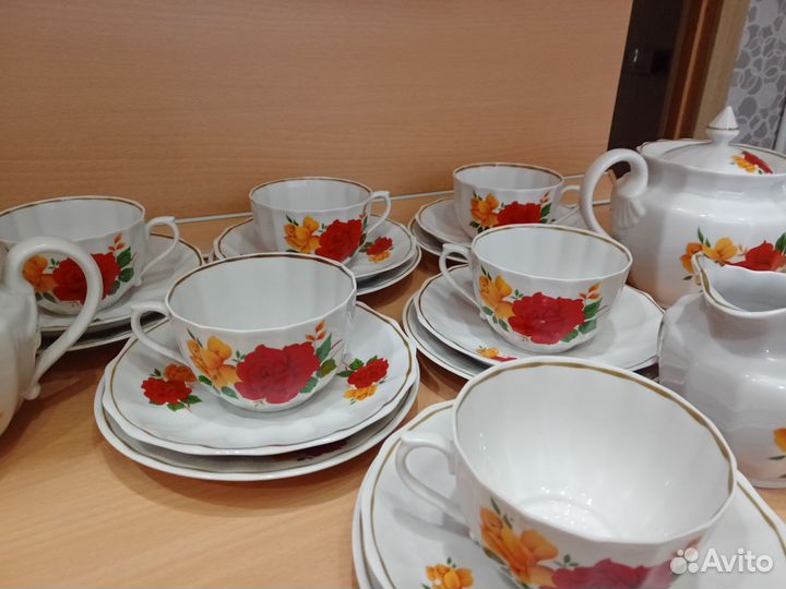 Чайный сервиз Вербилки дфз