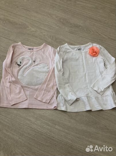 Лонгслив для девочки 104 110
