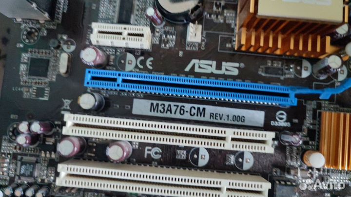 Asus M3A76cm/ddr2-4Gb/6000+ cpu/Hiper m500