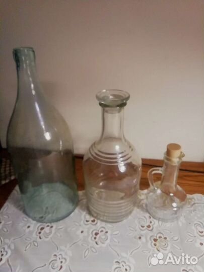 Штоф и графин, бутыль СССР