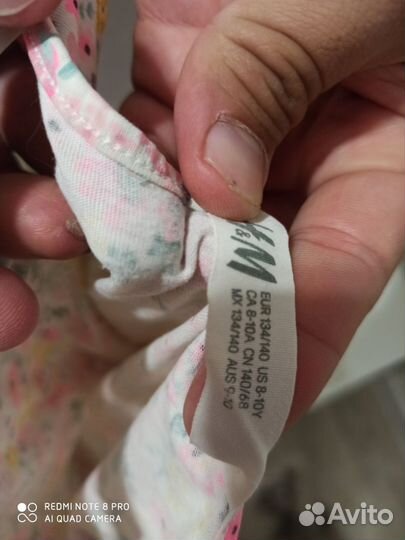 Платье для девочки 134/140 H&M