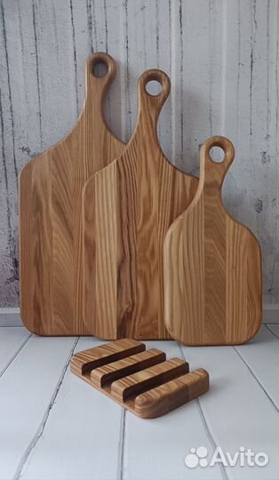 Доска кухонная, разделочные доски из ясеня набор