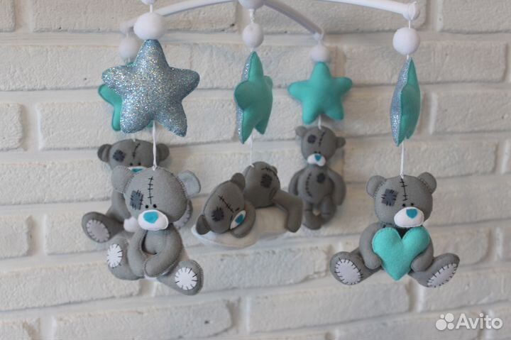 Мобиль Тедди и Винни