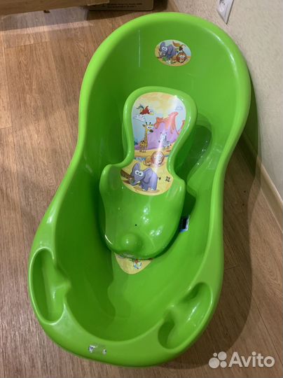 Ванночка для купания с горкой, сиденье доя купания