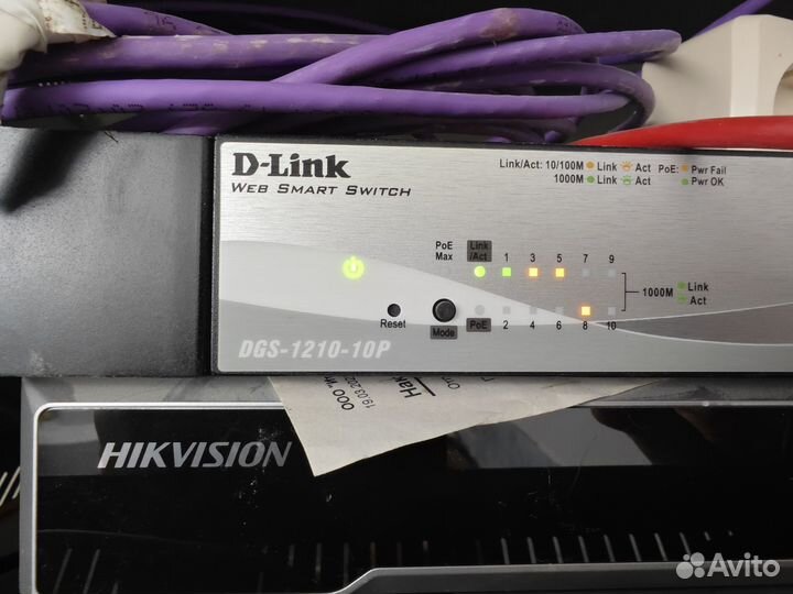 Коммутаторы POE hikvision DS-3E032,Точки доступа