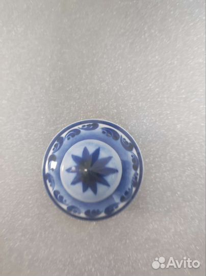 Большая аромолампа ручная роспись Гжель