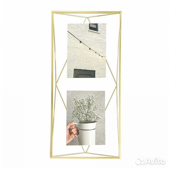 Фоторамка Umbra Prisma, латунь