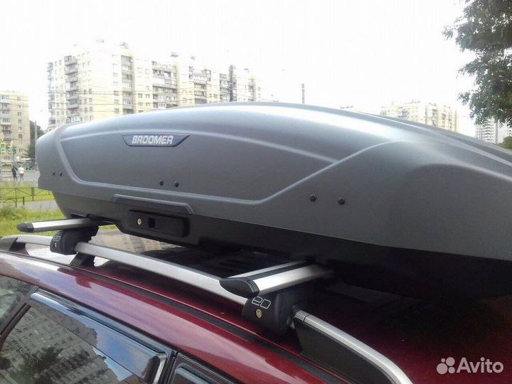 Автобокс на крышу Chevrolet Lacetti Broomer