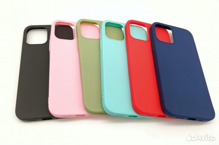 Чехол iPhone все модели Силикон Матовый