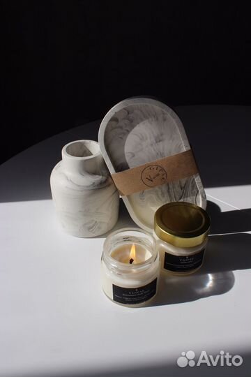 Подарочный набор из гипса