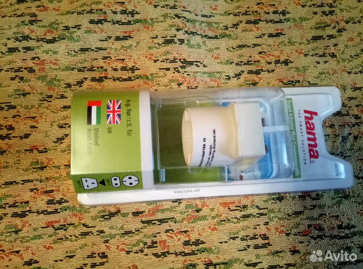 Адаптер переходник для розеток США, Эмираты и др