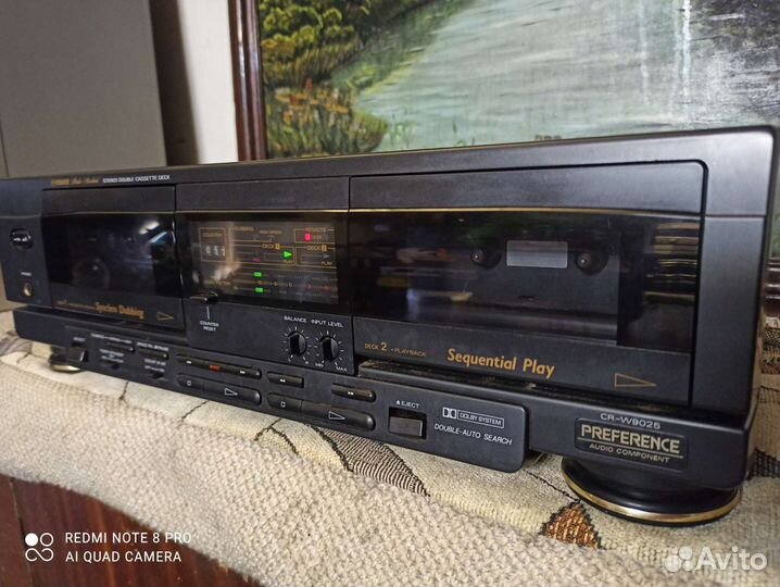 Дека кассетная Fisher CR-W9025