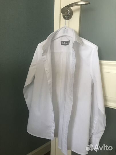 Рубашка школьная для мальчика 134