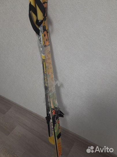 Лыжи детские с палками