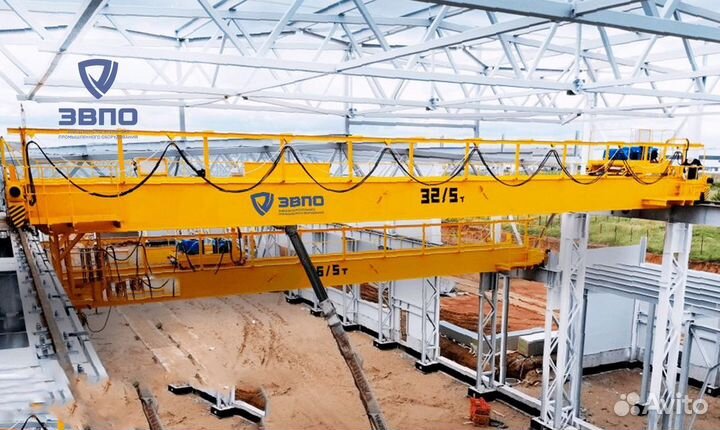 Кран мостовой двухбалочный 50 тонн на заказ