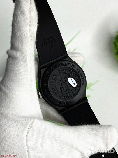 Наручные часы Hublot WHB3 чёрные (Арт.97001)