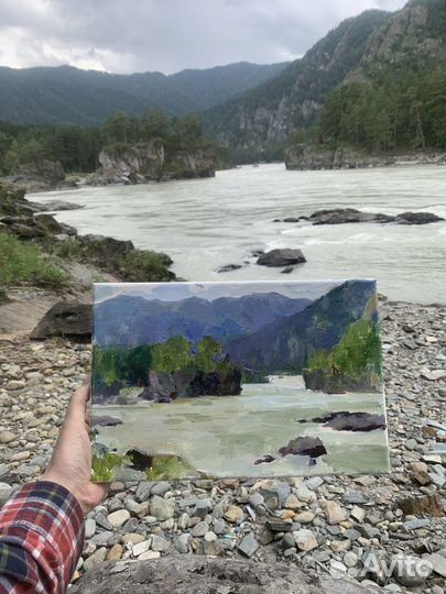 Картина маслом пейзаж. Живопись маслом