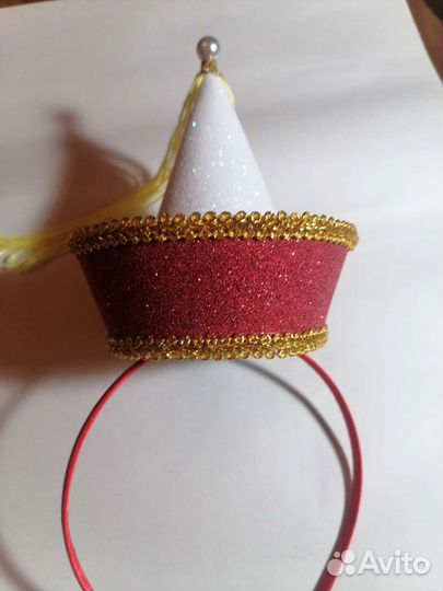 Бурятская шапка на ободочке