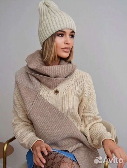 Шапка женская теплая