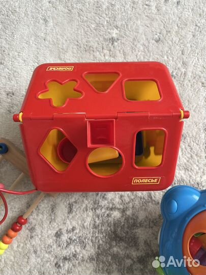 Развивающие игрушки 2 сортера и большой лабиринт