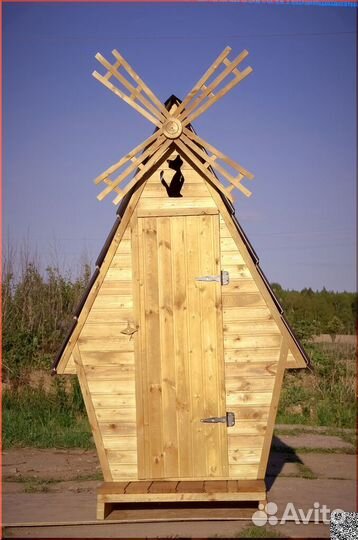 Уличный туалет с установкой