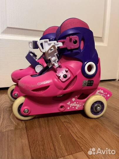 Роликовые коньки детские раздвижные