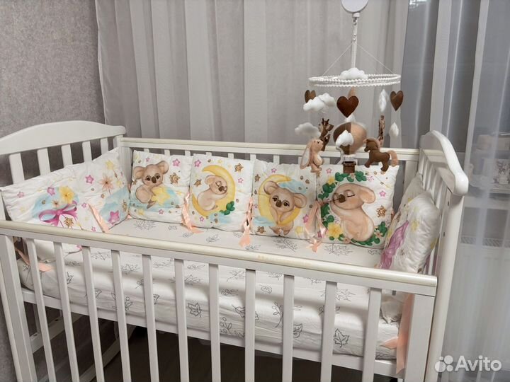 Бортики в кроватку