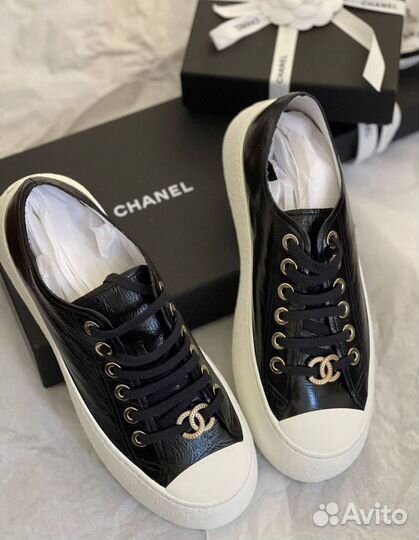 Кеды лоферы chanel