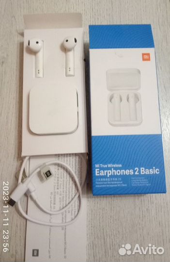 Наушники True Wireless Xiaomi Earphones 2 Basic