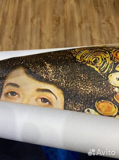 Густав Климт картина Поцелуй и Золотая Адель