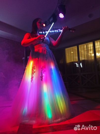 Электроскрипка на ваш праздник, световое шоу