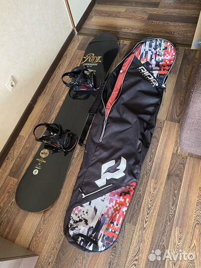 Сноуборд Ride с криплениями, 167см