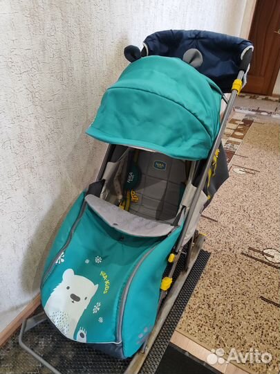 Детские санки коляска nika 7