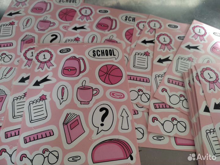 Печать наклеек, баннеров, плёнок, монтаж