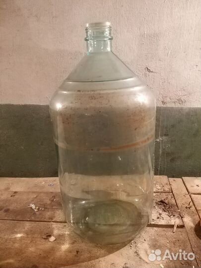 Бутылка стеклянная 20 литров