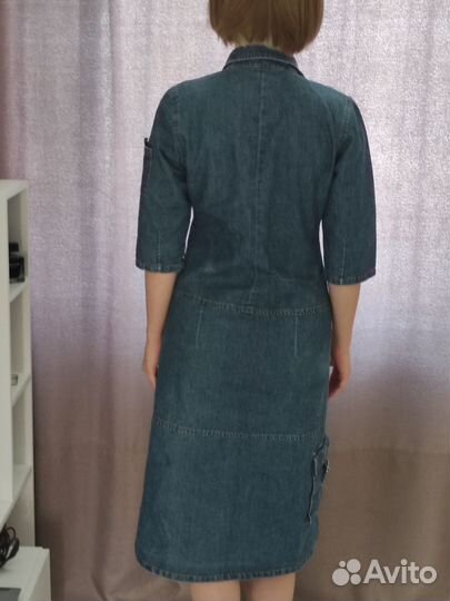 Джинсовое платье