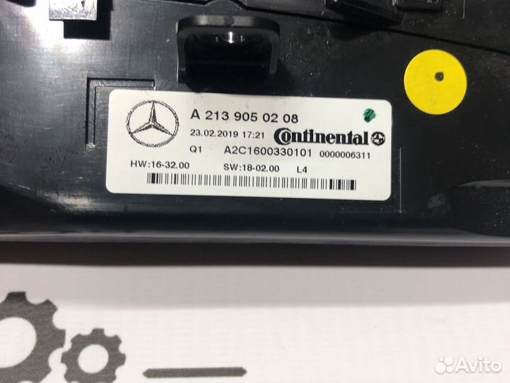 Блок управления климот контролем Mercedes W213