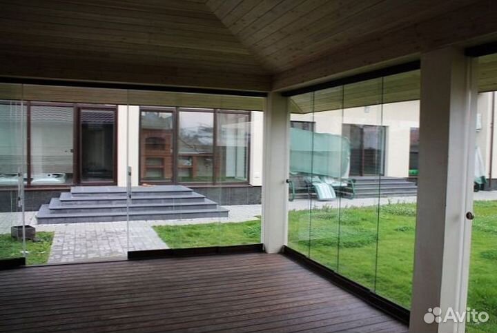 Безрамное остекление